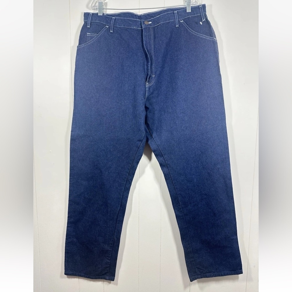 Dickies Men’s Sz 42x32 Utility Jeans Rugged Material Hammer Loop Tool Pocket